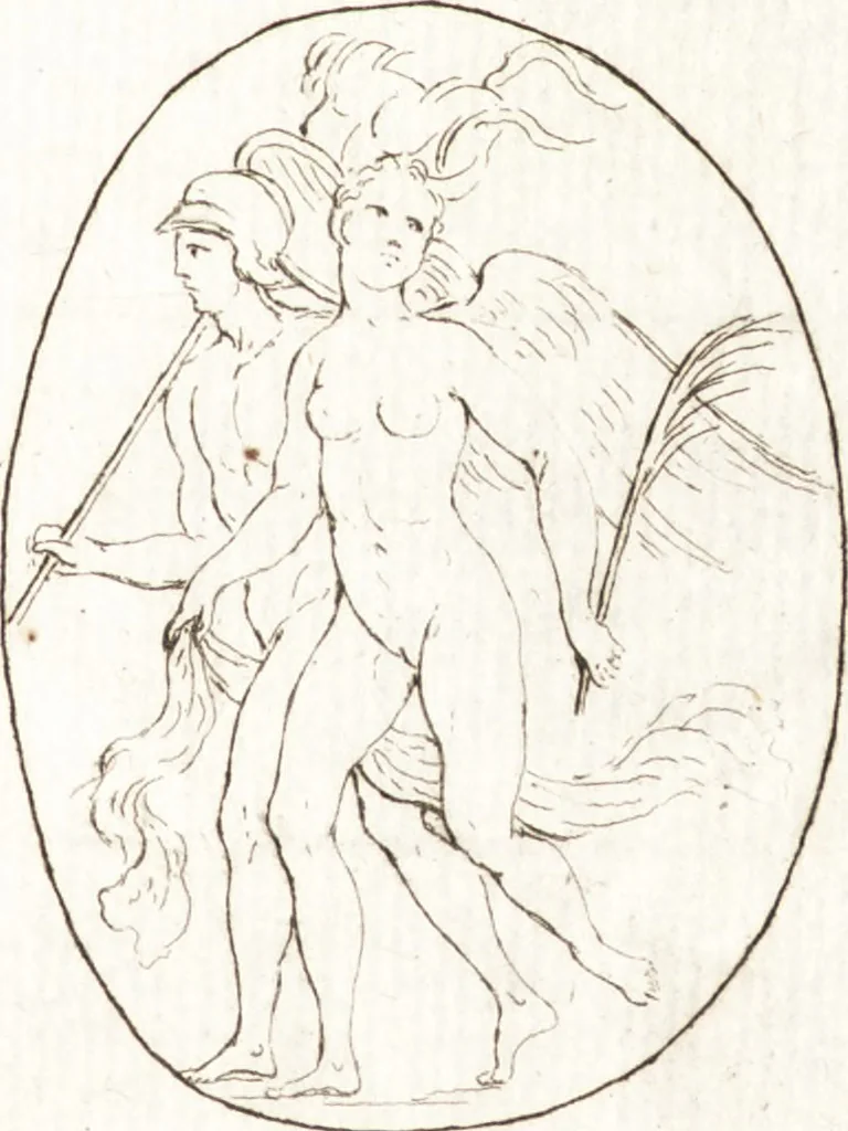 An illustration from Recueil de trois cent têtes et sujets de composition [graphic], 1775, leaf 300