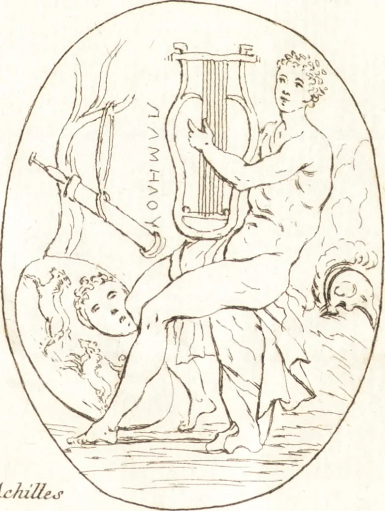 An illustration from Recueil de trois cent têtes et sujets de composition [graphic], 1775, leaf 302