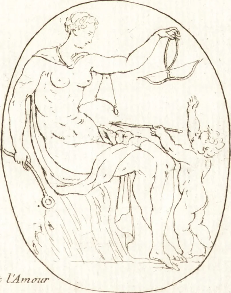 An illustration from Recueil de trois cent têtes et sujets de composition [graphic], 1775, leaf 304