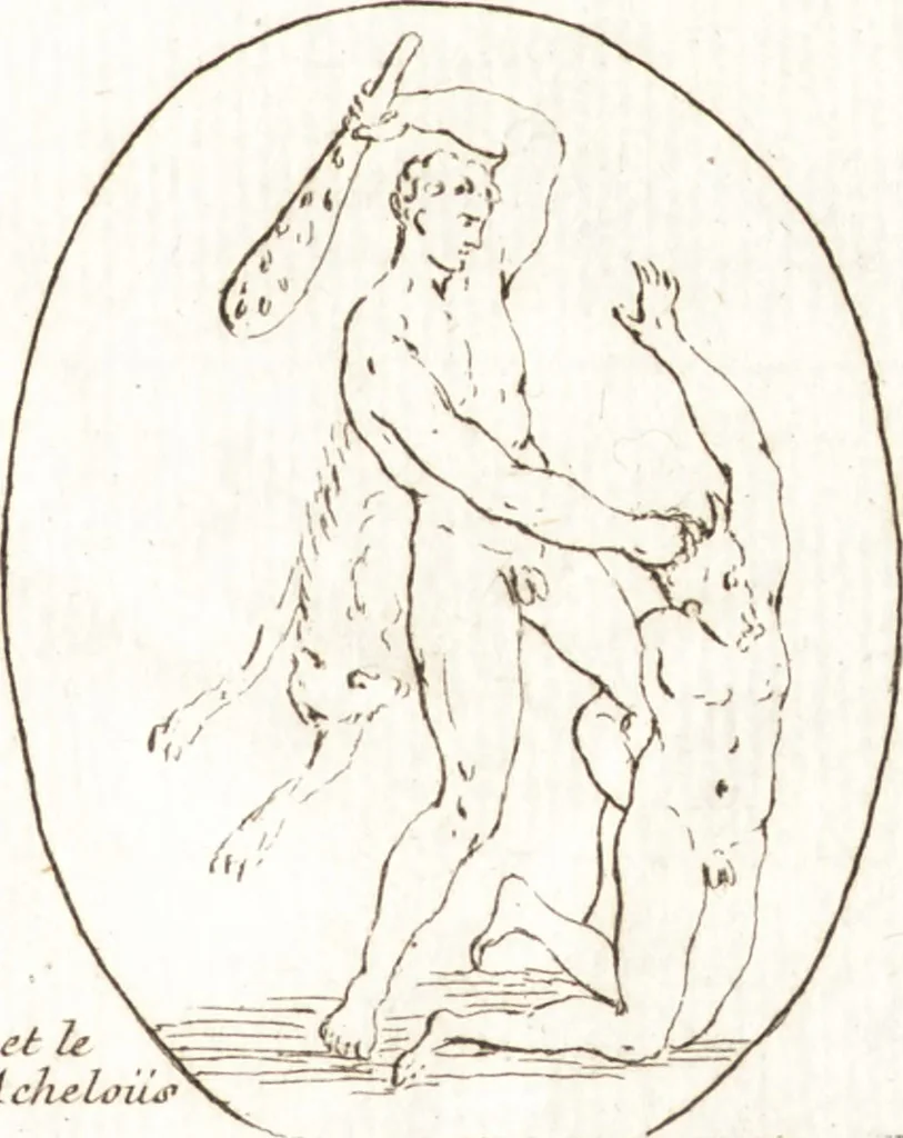 An illustration from Recueil de trois cent têtes et sujets de composition [graphic], 1775, leaf 306