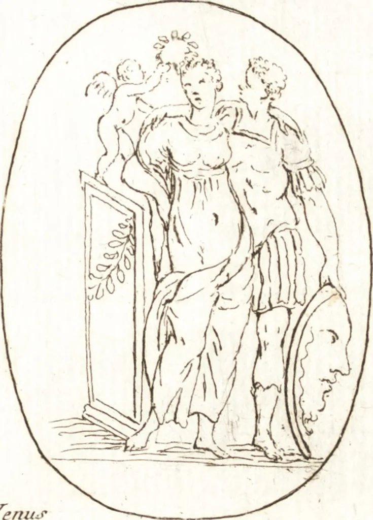 An illustration from Recueil de trois cent têtes et sujets de composition [graphic], 1775, leaf 308