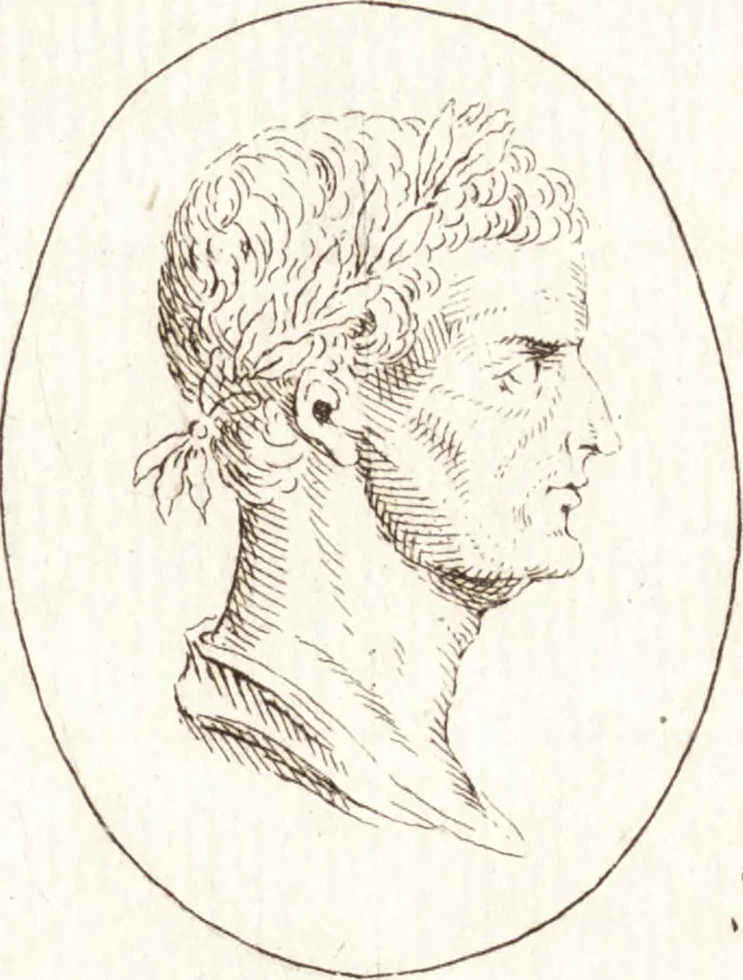 An illustration from Recueil de trois cent têtes et sujets de composition [graphic], 1775, leaf 34
