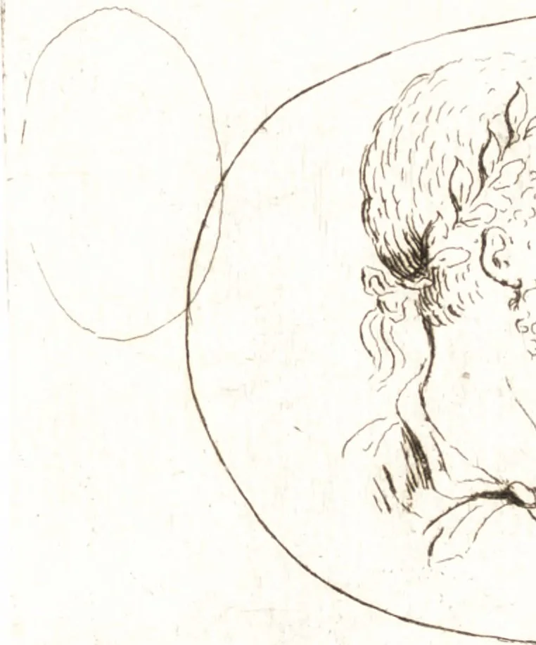 An illustration from Recueil de trois cent têtes et sujets de composition [graphic], 1775, leaf 36