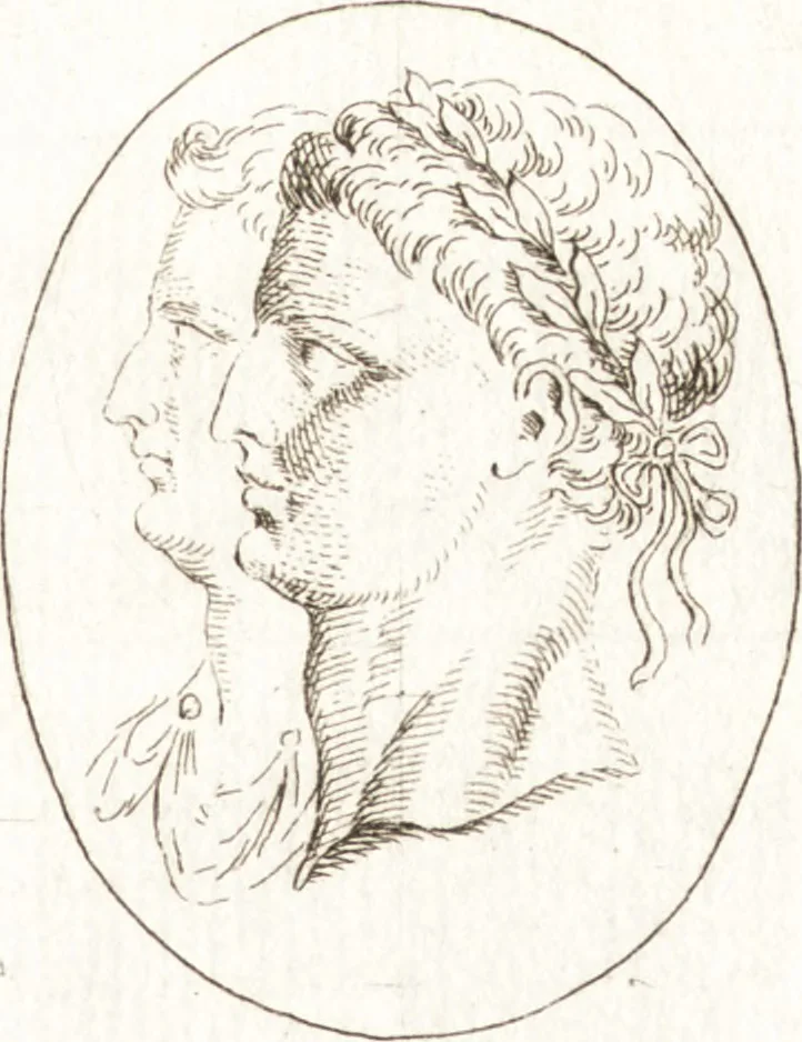 An illustration from Recueil de trois cent têtes et sujets de composition [graphic], 1775, leaf 40