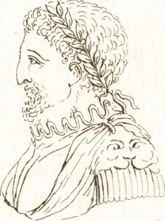 An illustration from Recueil de trois cent têtes et sujets de composition [graphic], 1775, leaf 46