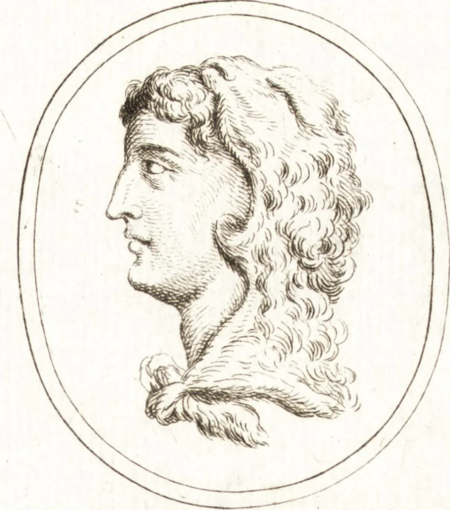 An illustration from Recueil de trois cent têtes et sujets de composition [graphic], 1775, leaf 48
