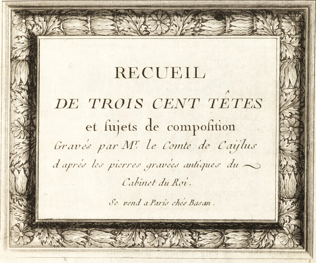 An illustration from Recueil de trois cent têtes et sujets de composition [graphic], 1775, leaf 6