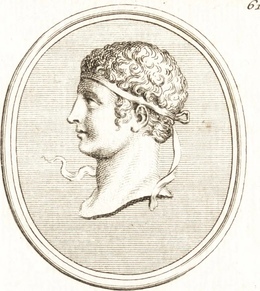 An illustration from Recueil de trois cent têtes et sujets de composition [graphic], 1775, leaf 70