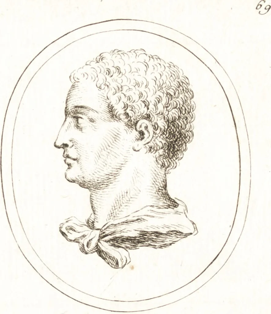 An illustration from Recueil de trois cent têtes et sujets de composition [graphic], 1775, leaf 78