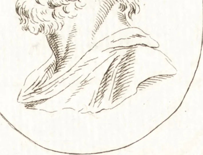 An illustration from Recueil de trois cent têtes et sujets de composition [graphic], 1775, leaf 90