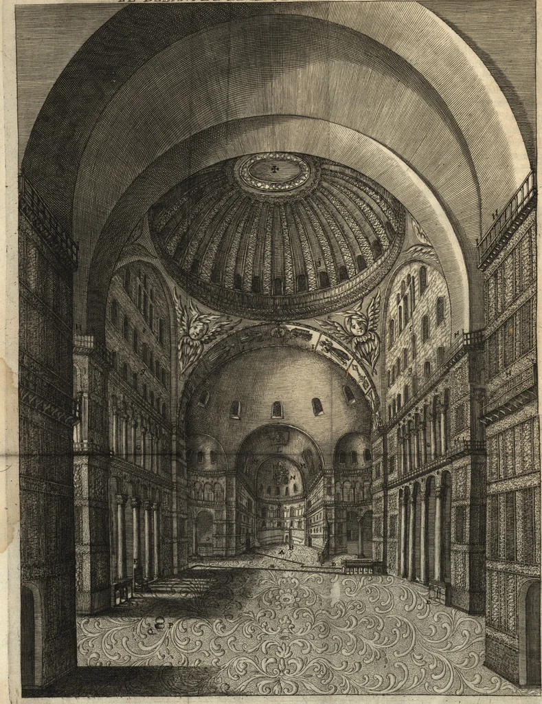 An illustration from Relation nouvelle d'un voyage de Constantinople : enrichie de plans levez par l'auteur sur les lieux, & des figures de tout ce qu'il y a de plus remarquable dans cette ville, 1680, leaf 179