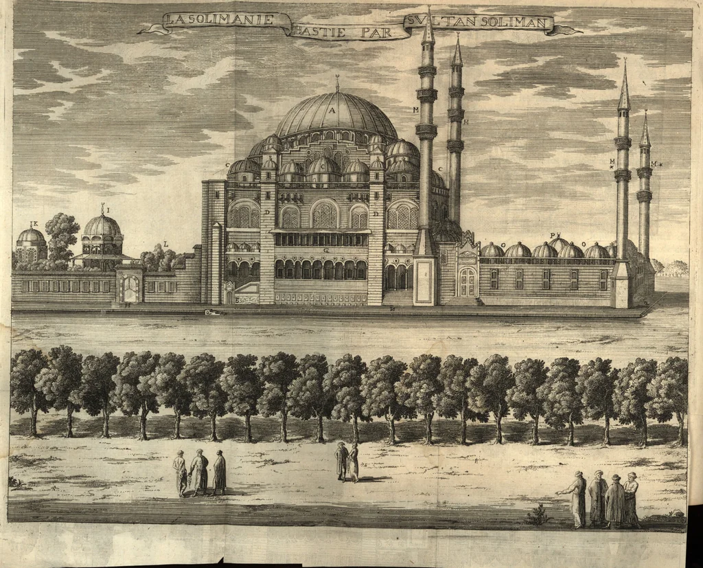 An illustration from Relation nouvelle d'un voyage de Constantinople : enrichie de plans levez par l'auteur sur les lieux, & des figures de tout ce qu'il y a de plus remarquable dans cette ville, 1680, leaf 315