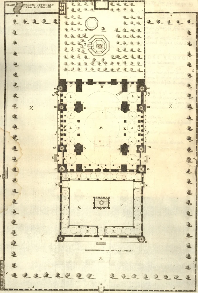 An illustration from Relation nouvelle d'un voyage de Constantinople : enrichie de plans levez par l'auteur sur les lieux, & des figures de tout ce qu'il y a de plus remarquable dans cette ville, 1680, leaf 319