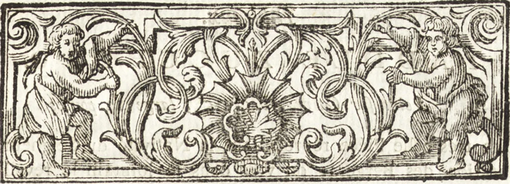 An illustration from Catalogue d'une riche et precieuse collection de tableaux des meilleurs & plus célébres maîtres des ecoles d'Italie, des Pays-Bas & de France, qui composent le cabinet de feu Messire Gabriel-François-Joseph de Verhulst : dont les héritiers proposent l'acquisition en total & en masse, 1779, leaf 12