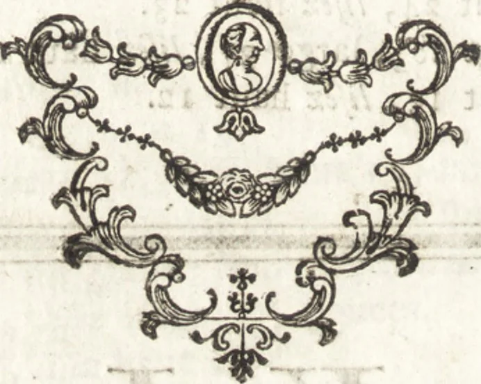 An illustration from Catalogue d'une riche et precieuse collection de tableaux des meilleurs & plus célébres maîtres des ecoles d'Italie, des Pays-Bas & de France, qui composent le cabinet de feu Messire Gabriel-François-Joseph de Verhulst : dont les héritiers proposent l'acquisition en total & en masse, 1779, leaf 77