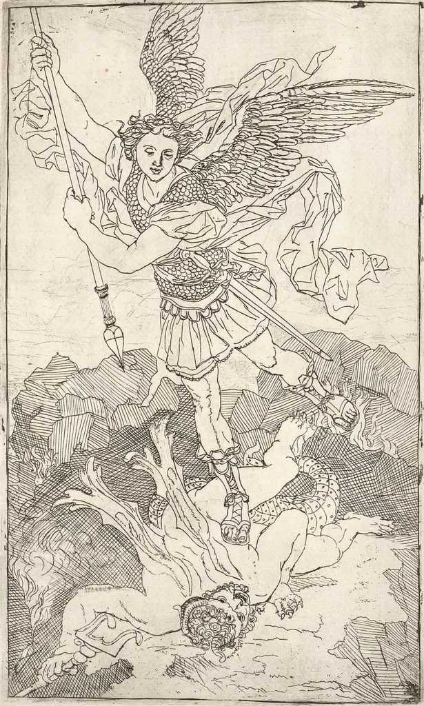 An illustration from Sentimens des plus habiles peintres du tems, sur la pratique de la peinture et sculpture : recueillis & mis en tables de preceptes, avec six discours academiques, extraits des conferences tenuës en l'Academie Royale desdits arts ... par Henry Testelin, peintre du roi, professeur & secretaire en ladite Academie, 1680, leaf 77