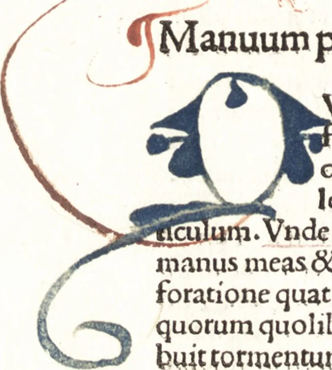 An illustration from Speculum passionis Domini Nostri Ihesu Christi : in quo relucẽt hec omnia singulariter vere & absolute, puta omnis p[er]fectio yerarchie, omniũ fidelium beatitudo, omnes virtutes, dona, fructus, et spiritualiũ bonorũ omnium efficacia, quod in fine prime partis huius speculi manifestissime cõprobat̃, 1507, leaf 111