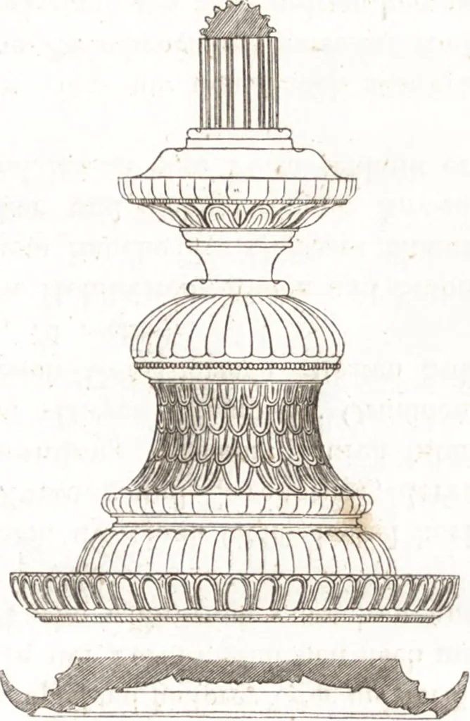 An illustration from Der Stil in den technischen und tektonischen Künsten, oder, Praktische Aesthetik : ein Handbuch für Techniker, Künstler und Kunstfreunde, 1860, leaf 101