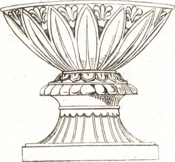 An illustration from Der Stil in den technischen und tektonischen Künsten, oder, Praktische Aesthetik : ein Handbuch für Techniker, Künstler und Kunstfreunde, 1860, leaf 107