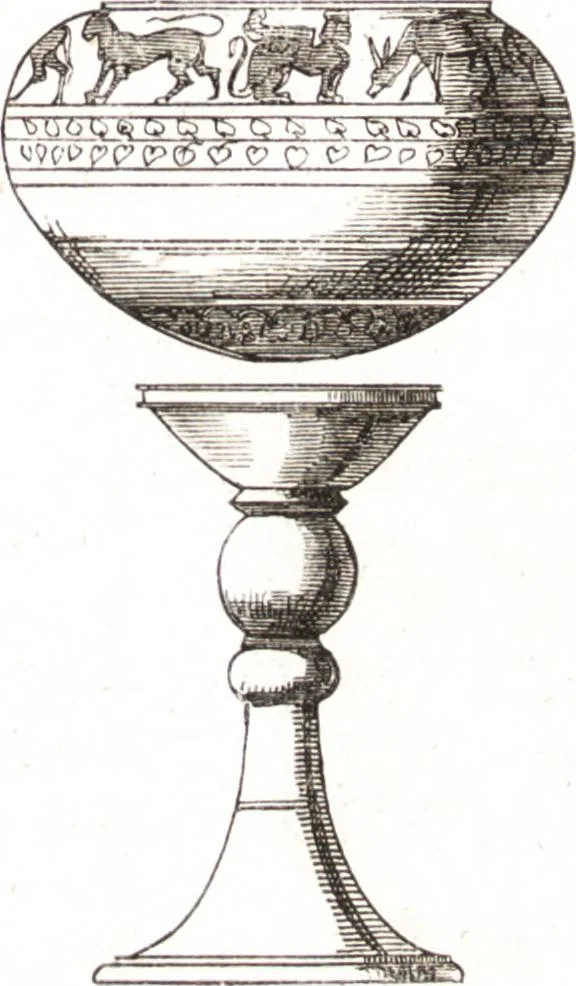 An illustration from Der Stil in den technischen und tektonischen Künsten, oder, Praktische Aesthetik : ein Handbuch für Techniker, Künstler und Kunstfreunde, 1860, leaf 108