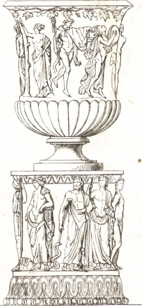 An illustration from Der Stil in den technischen und tektonischen Künsten, oder, Praktische Aesthetik : ein Handbuch für Techniker, Künstler und Kunstfreunde, 1860, leaf 109