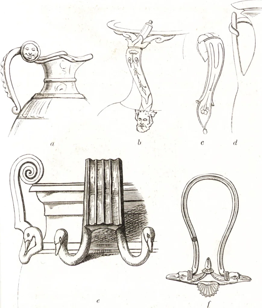 An illustration from Der Stil in den technischen und tektonischen Künsten, oder, Praktische Aesthetik : ein Handbuch für Techniker, Künstler und Kunstfreunde, 1860, leaf 118