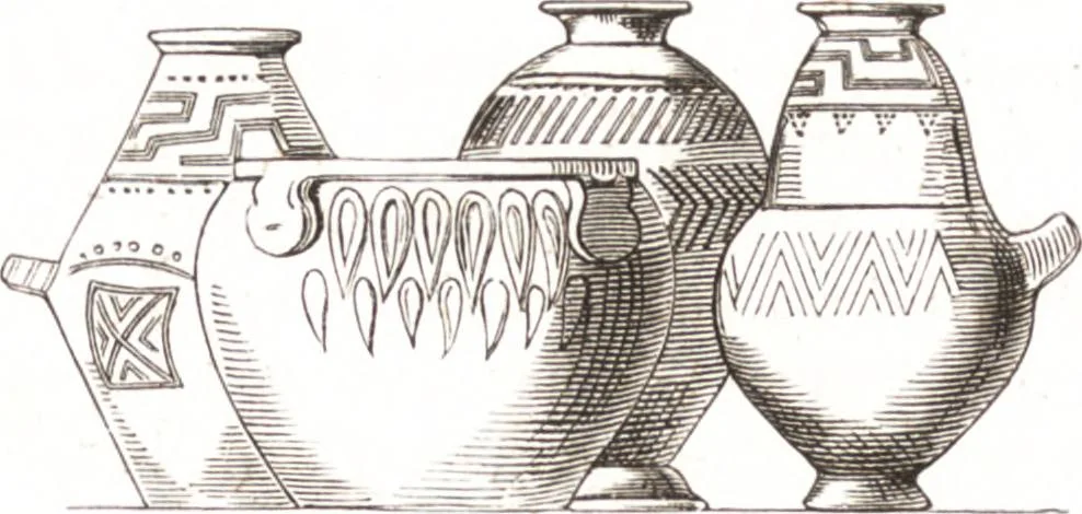 An illustration from Der Stil in den technischen und tektonischen Künsten, oder, Praktische Aesthetik : ein Handbuch für Techniker, Künstler und Kunstfreunde, 1860, leaf 143