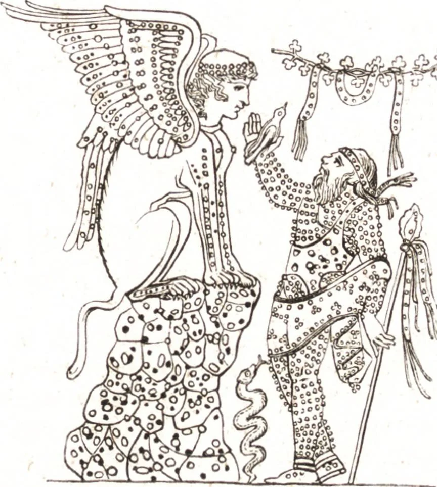 An illustration from Der Stil in den technischen und tektonischen Künsten, oder, Praktische Aesthetik : ein Handbuch für Techniker, Künstler und Kunstfreunde, 1860, leaf 150