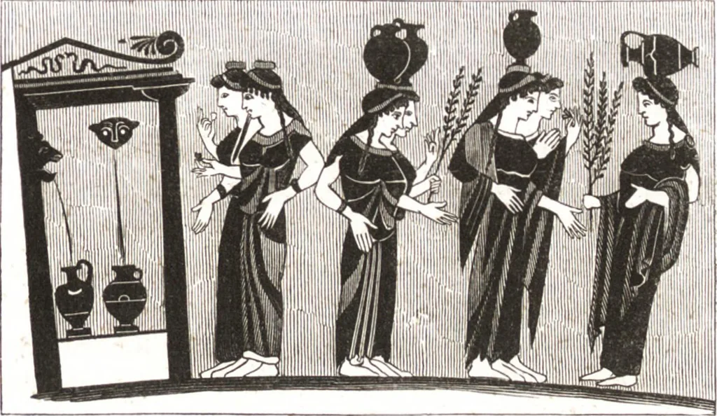 An illustration from Der Stil in den technischen und tektonischen Künsten, oder, Praktische Aesthetik : ein Handbuch für Techniker, Künstler und Kunstfreunde, 1860, leaf 16