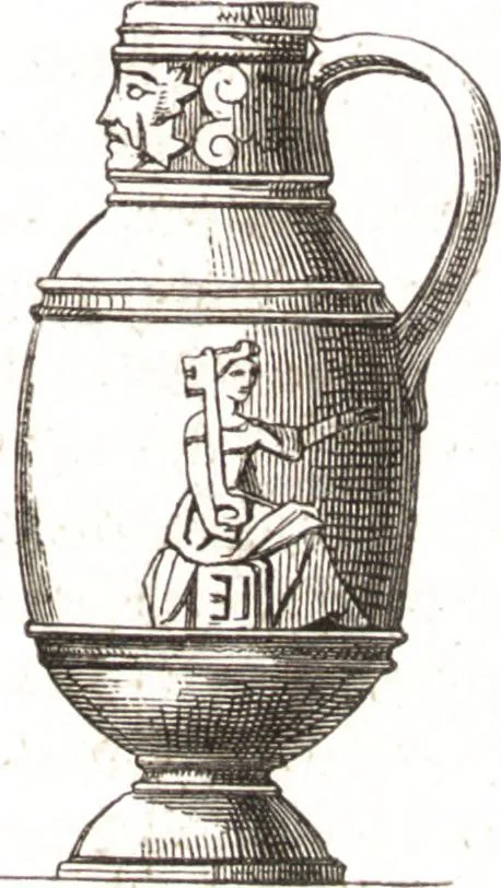 An illustration from Der Stil in den technischen und tektonischen Künsten, oder, Praktische Aesthetik : ein Handbuch für Techniker, Künstler und Kunstfreunde, 1860, leaf 182