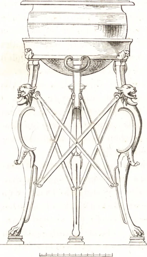 An illustration from Der Stil in den technischen und tektonischen Künsten, oder, Praktische Aesthetik : ein Handbuch für Techniker, Künstler und Kunstfreunde, 1860, leaf 249