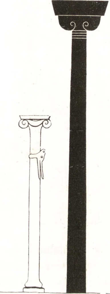 An illustration from Der Stil in den technischen und tektonischen Künsten, oder, Praktische Aesthetik : ein Handbuch für Techniker, Künstler und Kunstfreunde, 1860, leaf 254