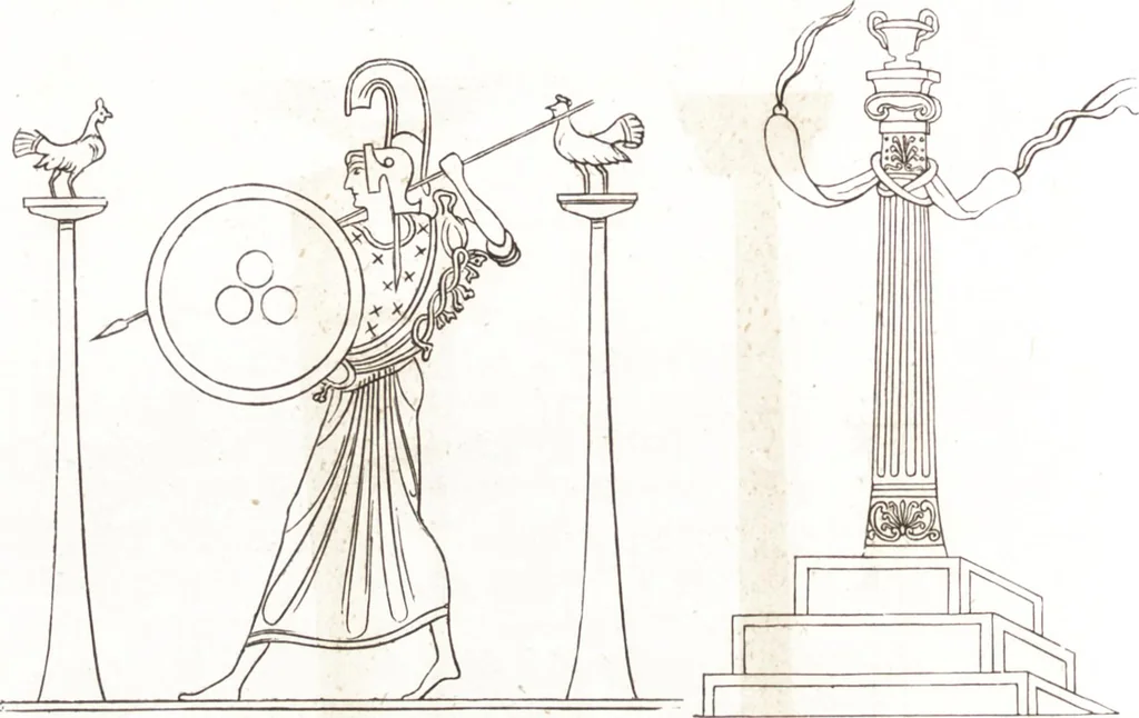 An illustration from Der Stil in den technischen und tektonischen Künsten, oder, Praktische Aesthetik : ein Handbuch für Techniker, Künstler und Kunstfreunde, 1860, leaf 255