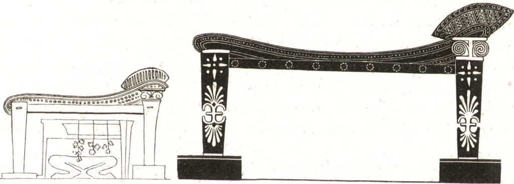An illustration from Der Stil in den technischen und tektonischen Künsten, oder, Praktische Aesthetik : ein Handbuch für Techniker, Künstler und Kunstfreunde, 1860, leaf 278
