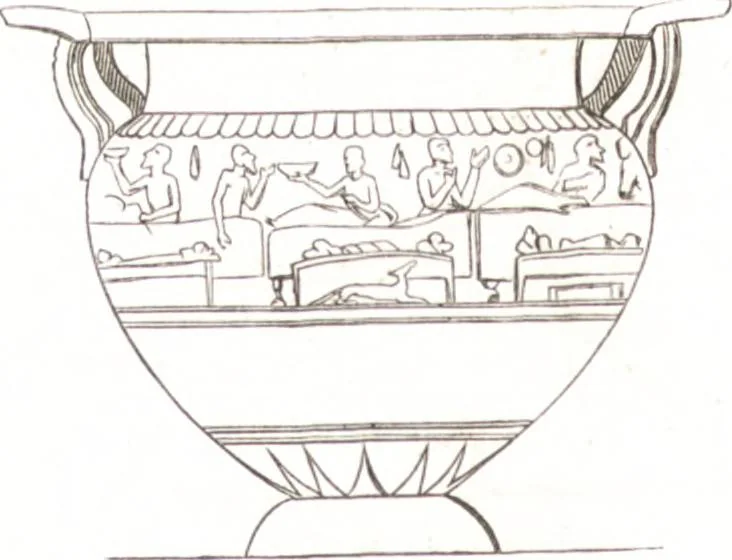 An illustration from Der Stil in den technischen und tektonischen Künsten, oder, Praktische Aesthetik : ein Handbuch für Techniker, Künstler und Kunstfreunde, 1860, leaf 29