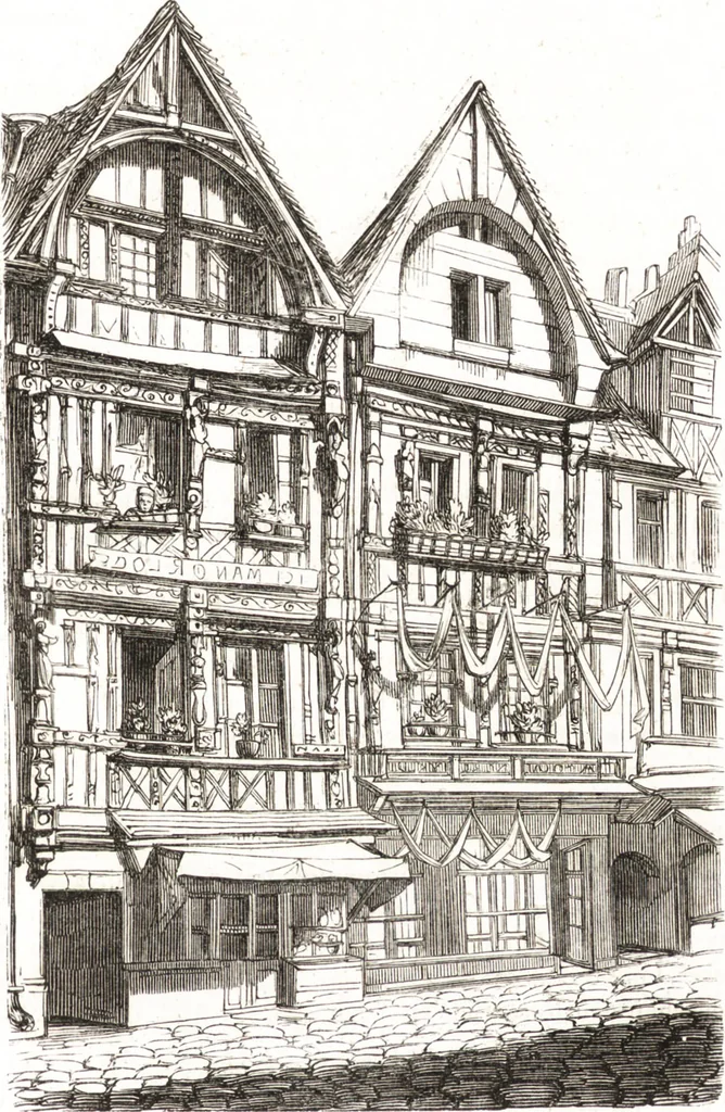An illustration from Der Stil in den technischen und tektonischen Künsten, oder, Praktische Aesthetik : ein Handbuch für Techniker, Künstler und Kunstfreunde, 1860, leaf 316
