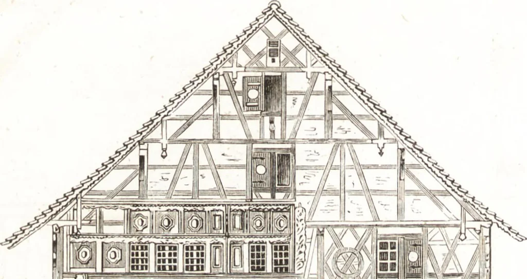 An illustration from Der Stil in den technischen und tektonischen Künsten, oder, Praktische Aesthetik : ein Handbuch für Techniker, Künstler und Kunstfreunde, 1860, leaf 321