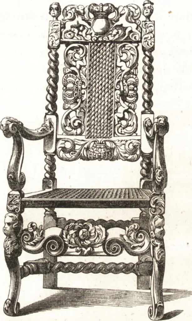 An illustration from Der Stil in den technischen und tektonischen Künsten, oder, Praktische Aesthetik : ein Handbuch für Techniker, Künstler und Kunstfreunde, 1860, leaf 353