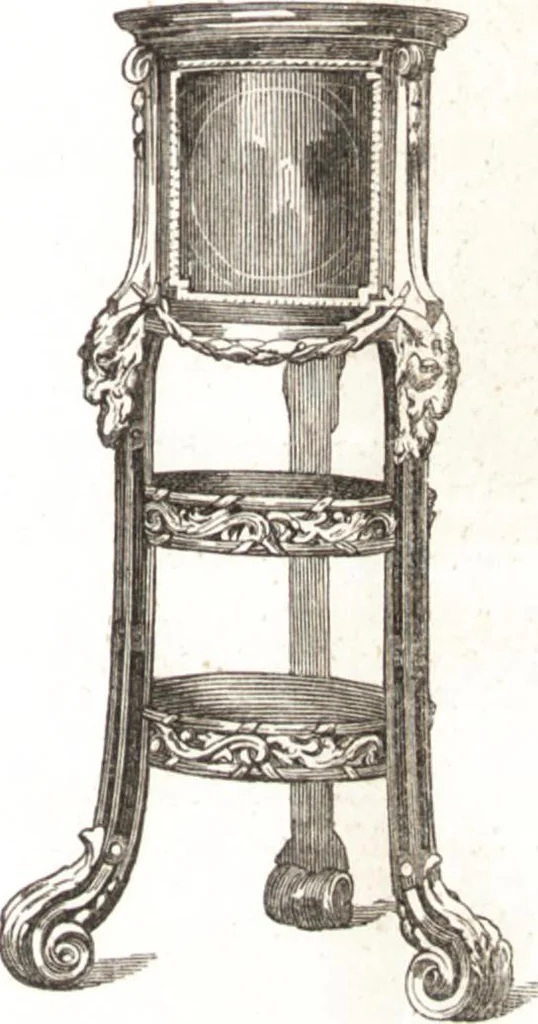 An illustration from Der Stil in den technischen und tektonischen Künsten, oder, Praktische Aesthetik : ein Handbuch für Techniker, Künstler und Kunstfreunde, 1860, leaf 356
