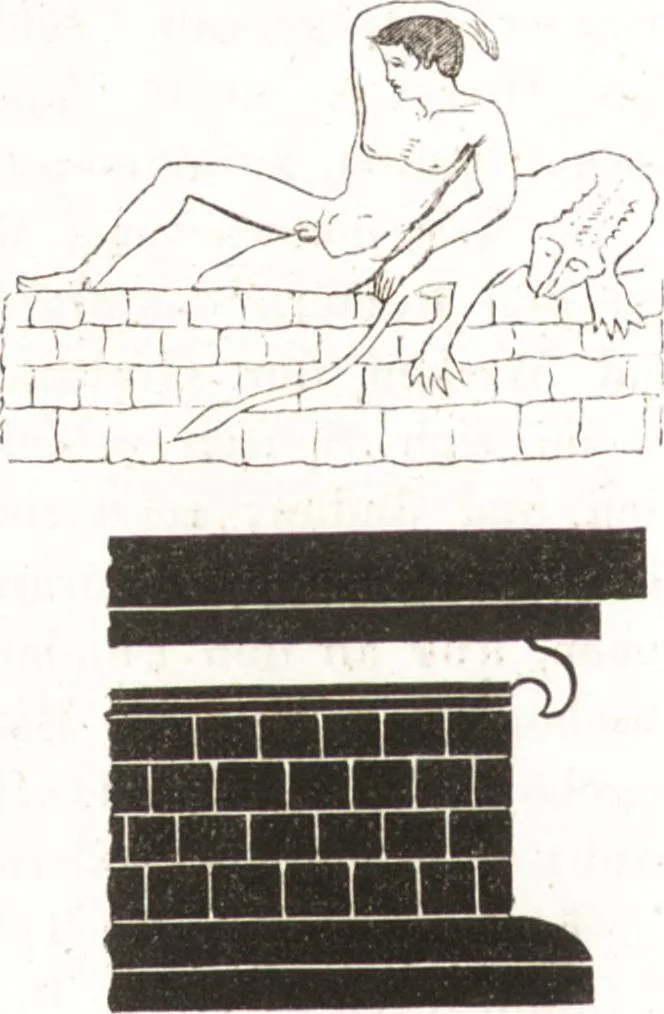 An illustration from Der Stil in den technischen und tektonischen Künsten, oder, Praktische Aesthetik : ein Handbuch für Techniker, Künstler und Kunstfreunde, 1860, leaf 365