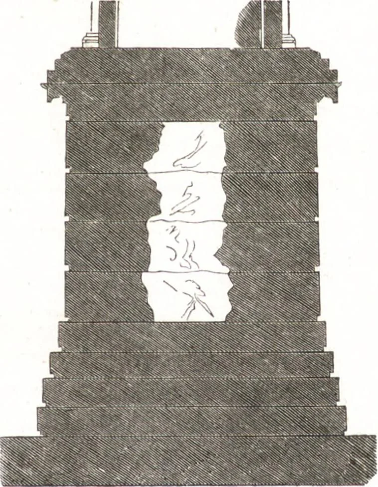An illustration from Der Stil in den technischen und tektonischen Künsten, oder, Praktische Aesthetik : ein Handbuch für Techniker, Künstler und Kunstfreunde, 1860, leaf 396