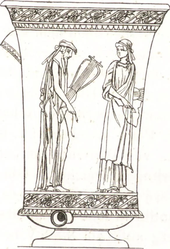 An illustration from Der Stil in den technischen und tektonischen Künsten, oder, Praktische Aesthetik : ein Handbuch für Techniker, Künstler und Kunstfreunde, 1860, leaf 42