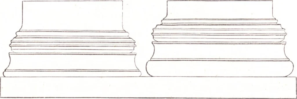 An illustration from Der Stil in den technischen und tektonischen Künsten, oder, Praktische Aesthetik : ein Handbuch für Techniker, Künstler und Kunstfreunde, 1860, leaf 473