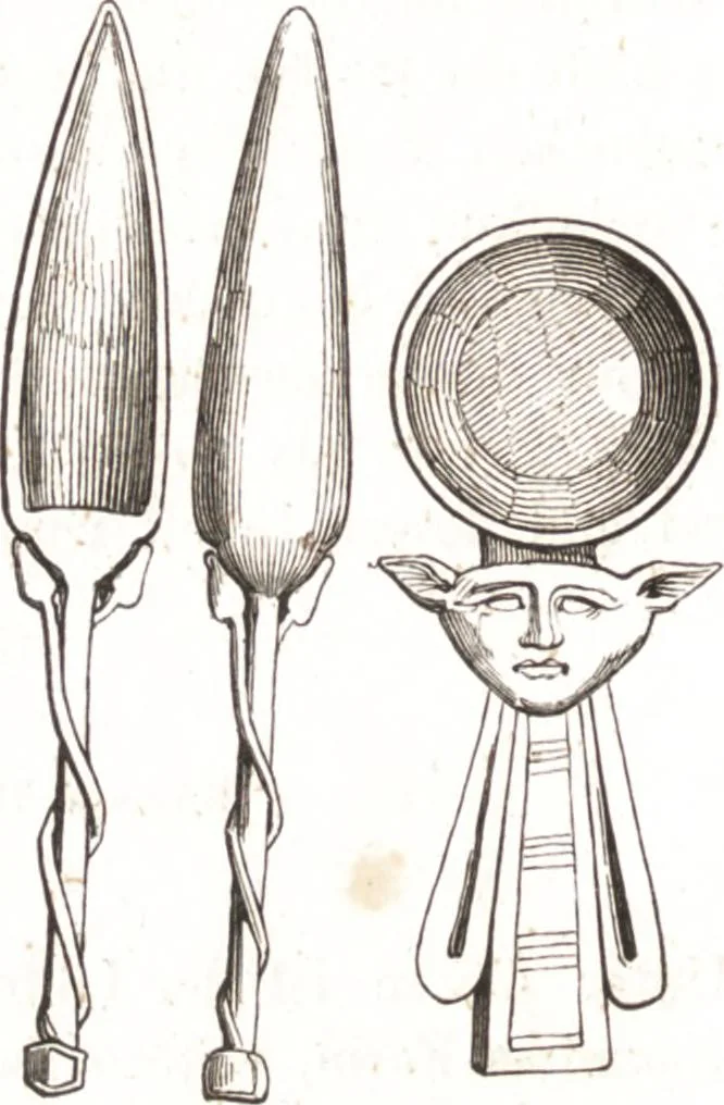 An illustration from Der Stil in den technischen und tektonischen Künsten, oder, Praktische Aesthetik : ein Handbuch für Techniker, Künstler und Kunstfreunde, 1860, leaf 53