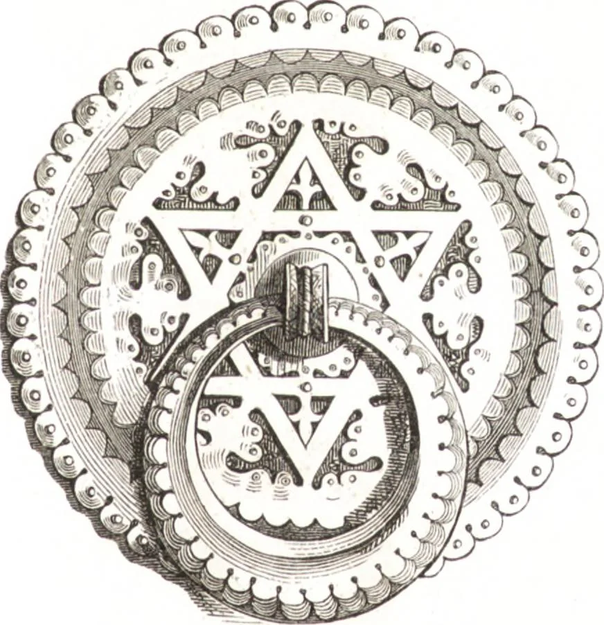 An illustration from Der Stil in den technischen und tektonischen Künsten, oder, Praktische Aesthetik : ein Handbuch für Techniker, Künstler und Kunstfreunde, 1860, leaf 564