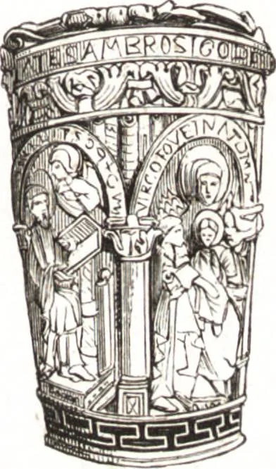 An illustration from Der Stil in den technischen und tektonischen Künsten, oder, Praktische Aesthetik : ein Handbuch für Techniker, Künstler und Kunstfreunde, 1860, leaf 58
