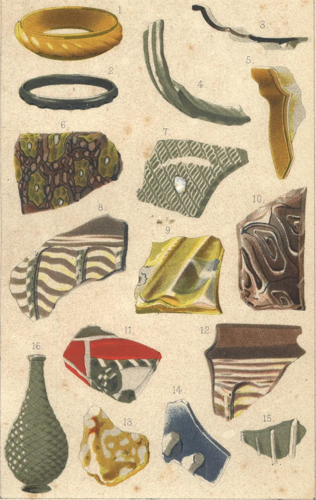 An illustration from Der Stil in den technischen und tektonischen Künsten, oder, Praktische Aesthetik : ein Handbuch für Techniker, Künstler und Kunstfreunde, 1860, leaf 604
