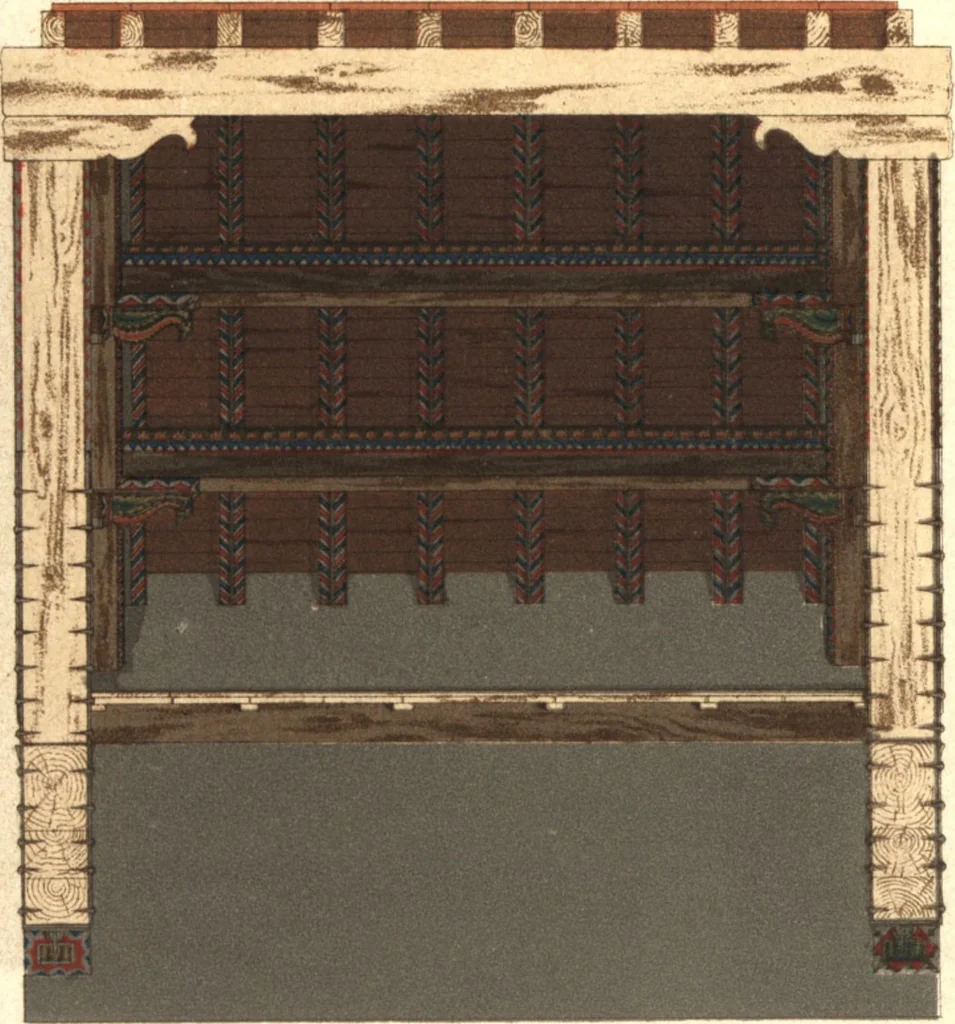 An illustration from Der Stil in den technischen und tektonischen Künsten, oder, Praktische Aesthetik : ein Handbuch für Techniker, Künstler und Kunstfreunde, 1860, leaf 612