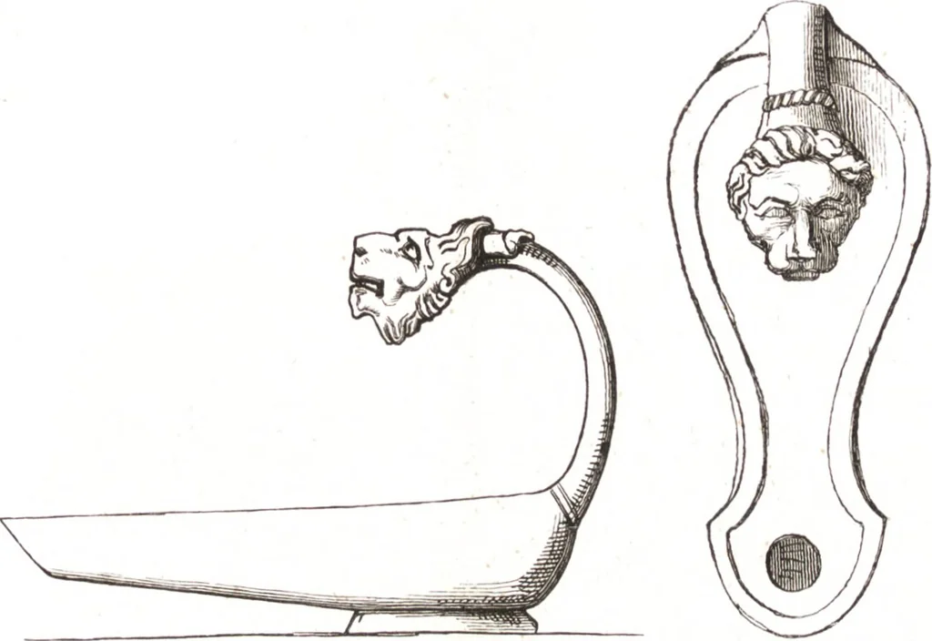 An illustration from Der Stil in den technischen und tektonischen Künsten, oder, Praktische Aesthetik : ein Handbuch für Techniker, Künstler und Kunstfreunde, 1860, leaf 64