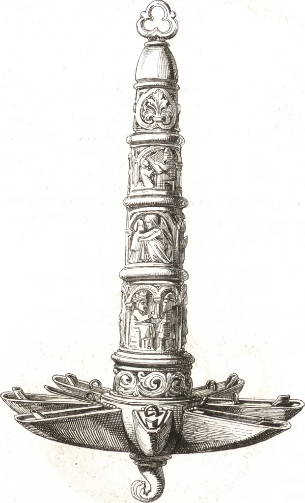 An illustration from Der Stil in den technischen und tektonischen Künsten, oder, Praktische Aesthetik : ein Handbuch für Techniker, Künstler und Kunstfreunde, 1860, leaf 66